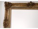 Large golden stuccoed wood frame shells flowers Regency french nineteenth frame