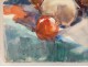 Watercolor Still Life with Fruit André Michel twentieth