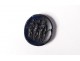 Ancient Roman intestine glass paste characters Gods oath woman