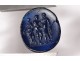 Ancient Roman intestine glass paste characters Gods oath woman