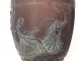 Glass paste vase Georges de Feure women ancient vestal dancers nineteenth