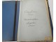 Rare herbarium 22 cardboard plants Masson Valenciennes Nord France collection