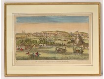 Optical view engraving Cartagena City South America Paris XVIII