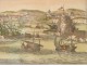 Optical view engraving Cartagena City South America Paris XVIII