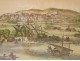 Optical view engraving Cartagena City South America Paris XVIII