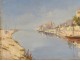HST table landscape edge sea port South France boat Mediterranean Billot twentieth