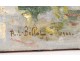 HST table landscape edge sea port South France boat Mediterranean Billot twentieth