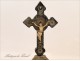 Christ crucifix carved tagua, nineteenth
