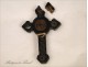 Christ crucifix carved tagua, nineteenth