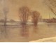 Great HST painting Abel Hervé snowy landscape Nantes Prairie au Duc nineteenth