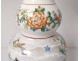 Porcelain baluster vase Bayeux Chinese characters flowers Phoenix nineteenth