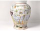 Porcelain baluster vase Bayeux Chinese characters flowers Phoenix nineteenth