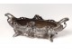 Oval planter bronze silver Victor Saglier shells Art Nouveau XIXth