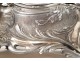 Oval planter bronze silver Victor Saglier shells Art Nouveau XIXth