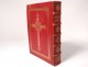 Roman Missal Altar Latin Mass Red Leather Gilding Cross 1896 Nineteenth Century