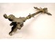 Christ crucifix in bronze silver and gold, nineteenth