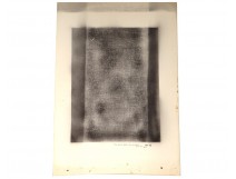 JP blown ink. Van Lith abstract dedication Ernst Van Leyden 1968 XXth