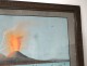 Pair Neapolitan gouaches eruption Vesuvius Italy boats May 27, 1858 Nineteenth