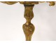 Pair large candelabra 5 lights Louis XV gilded bronze Rococo candlesticks 19th