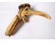 Pommel de cane horn deer carved grotesque character nineteenth century