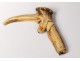 Pommel de cane horn deer carved grotesque character nineteenth century