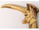 Pommel de cane horn deer carved grotesque character nineteenth century