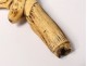 Pommel de cane horn deer carved grotesque character nineteenth century