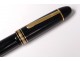 Fountain pen Montblanc Meisterstuck 149 pen 18K gold resin black XXth case