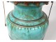 Ceramic Lamp Geometric Decor Greek Frieze Baluster Vase Art Deco XXth