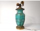 Ceramic Lamp Geometric Decor Greek Frieze Baluster Vase Art Deco XXth
