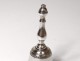 Silver bronze table bell flowers antique french bell nineteenth century