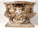Console carving console wood polychrome cherry Louis XIV seventeenth