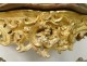 Console Louis XV scupted wood golden shells marble rocaille eighteenth century
