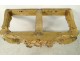 Console Louis XV scupted wood golden shells marble rocaille eighteenth century