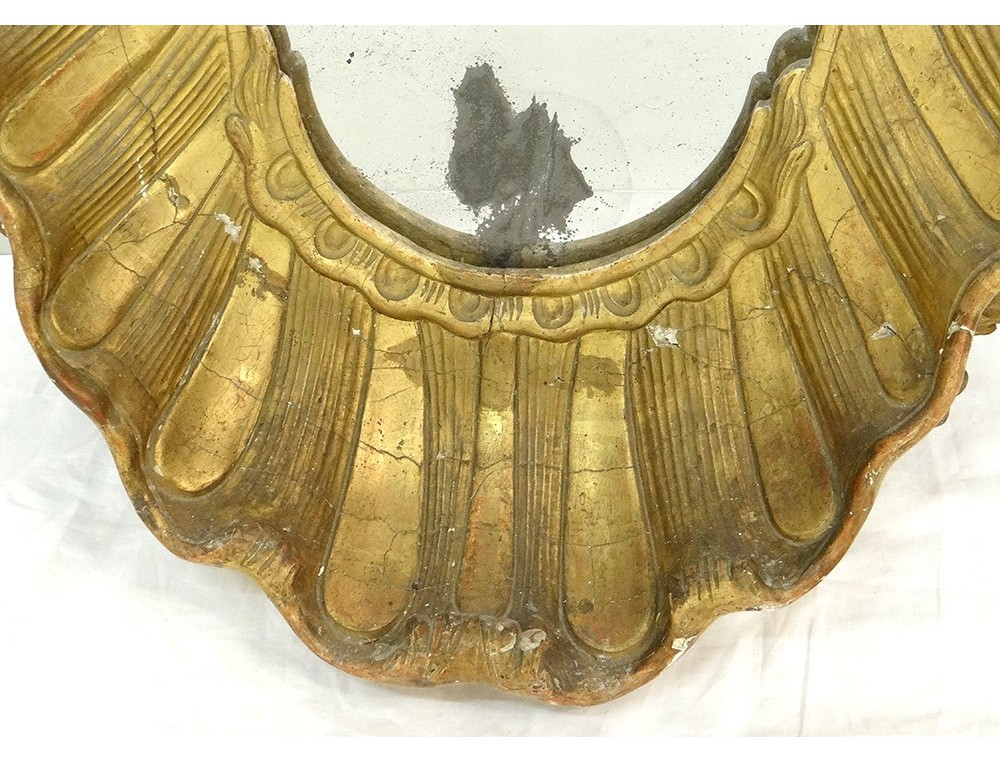 Miroir psyché en bronze Doré - Vendu