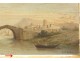 HSP orientalist painting Ferdinand Bonheur Oued bridge Algeria Africa nineteenth