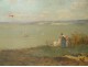HST table Adolphe-Felix Cals landscape coast Honfleur Normandy Channel XIX