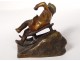 Sculpture chryselephantine statuette Chiparus sledge girl Art Deco XXth