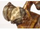 Sculpture chryselephantine statuette Chiparus sledge girl Art Deco XXth