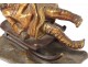 Sculpture chryselephantine statuette Chiparus sledge girl Art Deco XXth