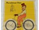 Hutchinson Tire advertising poster of ap. Mich Bouquet Paris 20th century