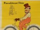 Hutchinson Tire advertising poster of ap. Mich Bouquet Paris 20th century