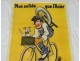 Advertising poster Hutchinson Bike Tire from ap. Mich Gaillard Paris Twentieth