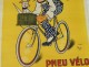 Advertising poster Hutchinson Bike Tire from ap. Mich Gaillard Paris Twentieth