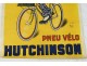 Advertising poster Hutchinson Bike Tire from ap. Mich Gaillard Paris Twentieth