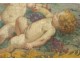 High top decorative door HST cherubs cherubs landscape grapes eighteenth