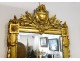 Mirror mirror carved gilt flowers guilrande 18th