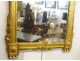 Mirror mirror carved gilt flowers guilrande 18th