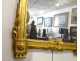 Mirror mirror carved gilt flowers guilrande 18th