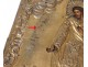 Orthodox Russian silver ruddy icon Saint John the Warrior Smolensk nineteenth